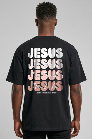 Jesus x John 14:6 Oversized Shirt BackPrint, christliche Streetwear von Mountain Movers