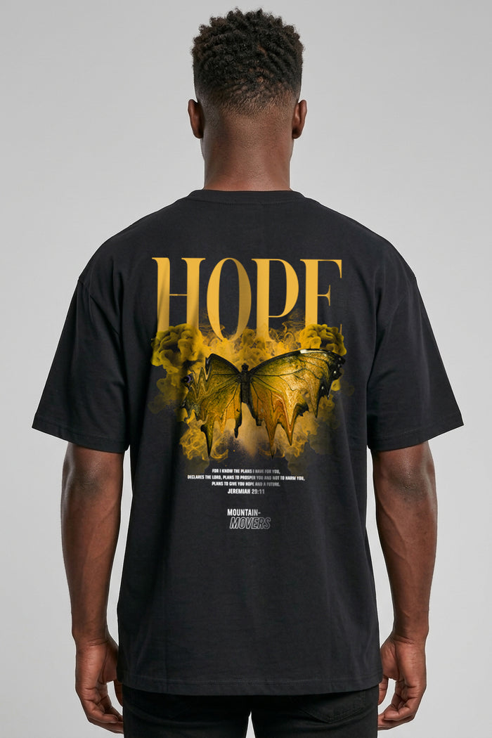 Hope Oversized T-shirt met print op de achterkant
