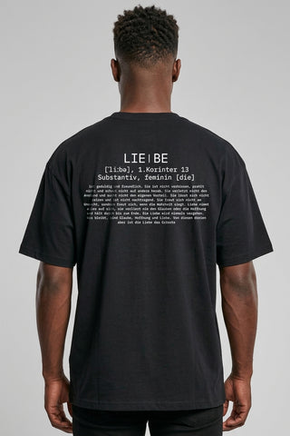 Definition Liebe Oversized Shirt BackPrint im Lifestyle Look, Mountain Movers DACH
