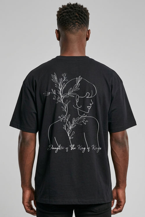 Daughter of the King of Kings Oversized Shirt Backprint