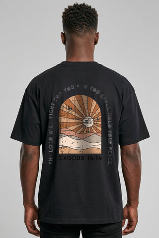Exodus 14:14 Oversized Shirt BackPrint