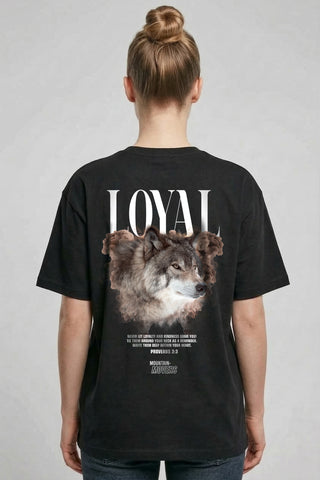 Loyal Oversized Shirt BackPrint im Lifestyle Look, Mountain Movers DACH