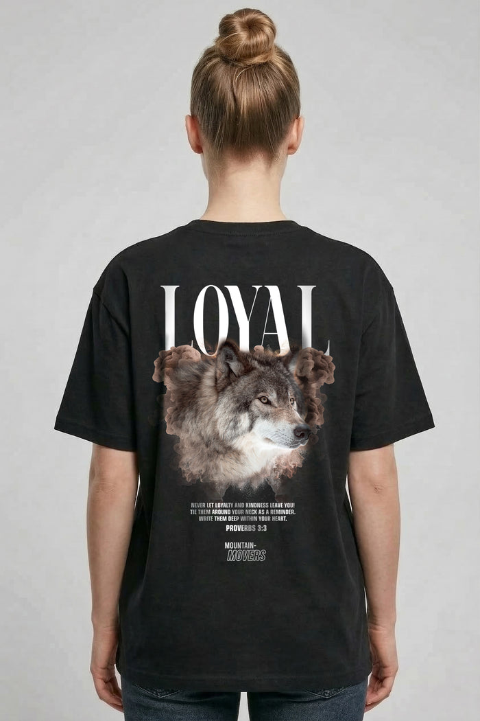 Trouw oversized T-shirt met print op de achterkant