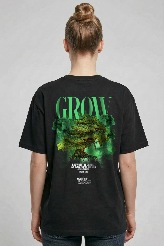 Grow Streetwear Oversized Shirt Backprint