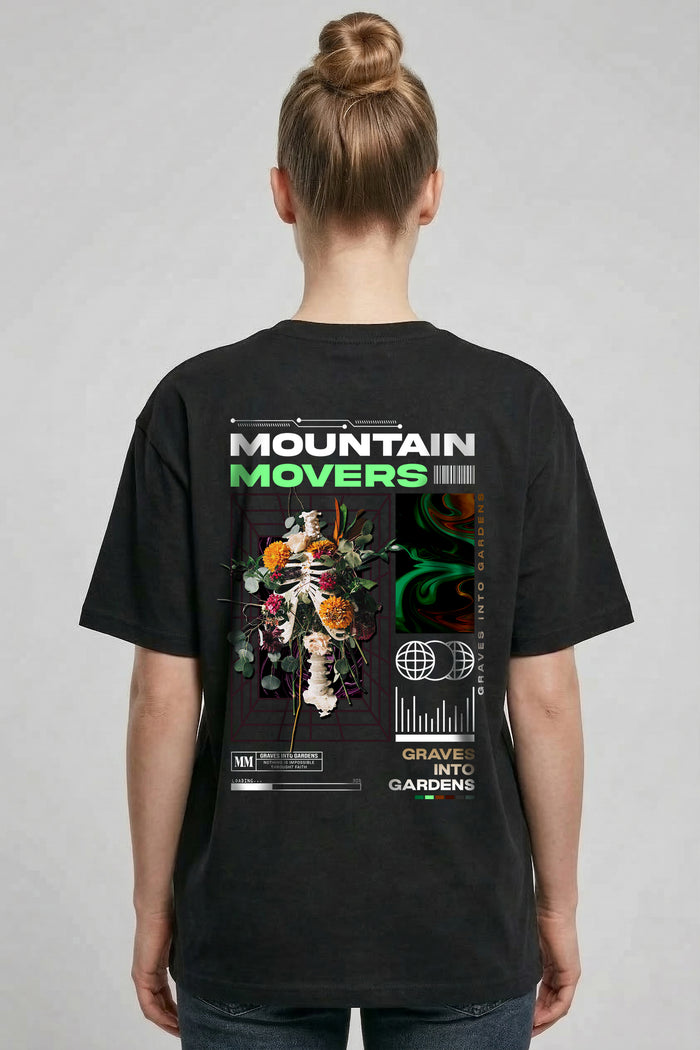 Graves into gardens oversized shirt backprint
