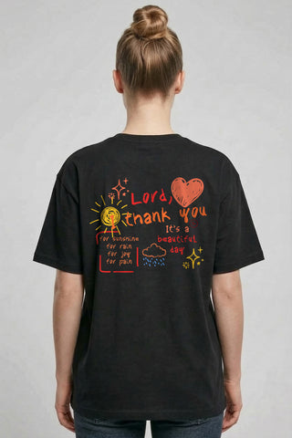 It´s a beautiful Day Oversized Shirt, christliche Streetwear von Mountain Movers