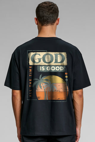 God is Good Oversized Shirt BackPrint