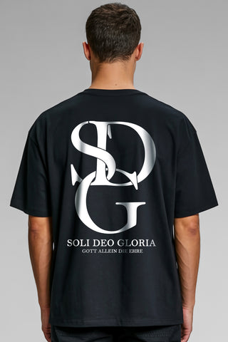 Soli Deo Gloria Oversized Shirt BackPrint im Lifestyle Look, Mountain Movers DACH