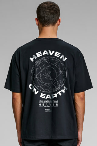 Heaven on Earth Oversized Shirt BackPrint