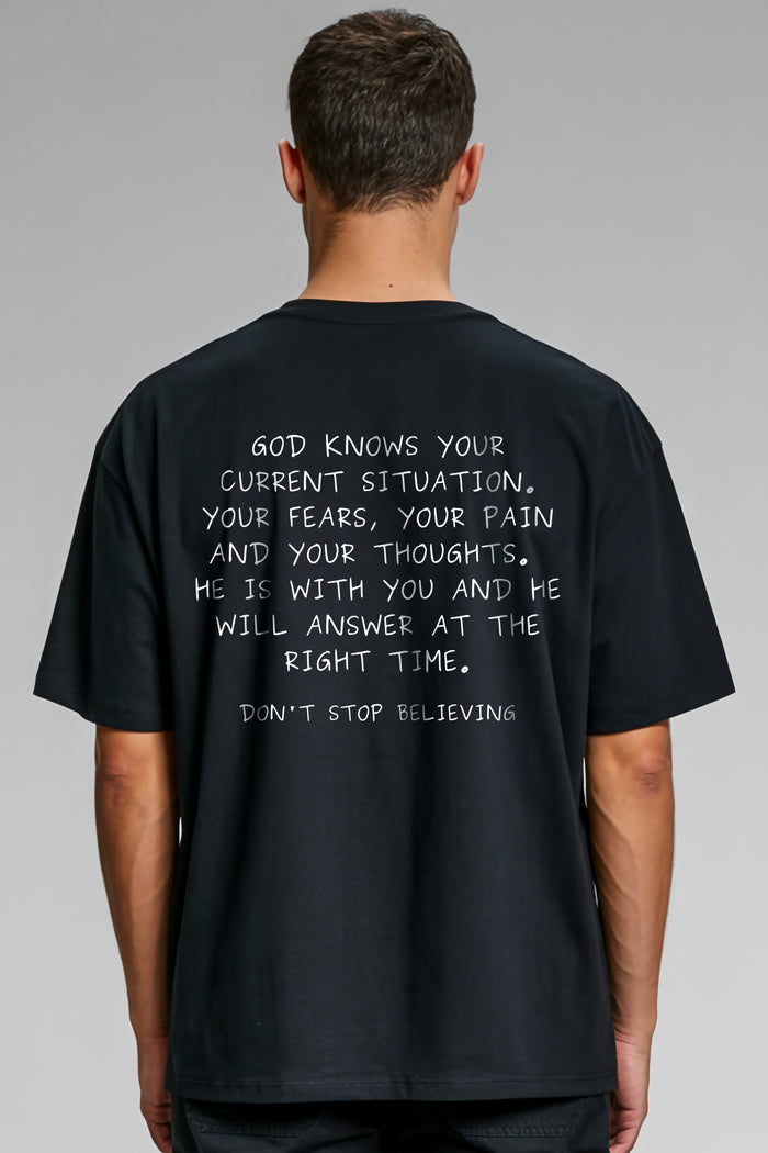 Huidige situatie Oversized T-shirt Rugprint