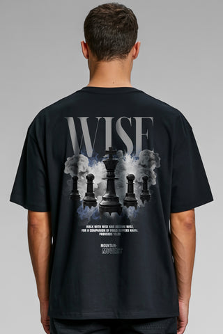 Wise streetwear oversized print op de achterkant