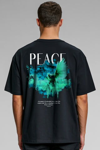 Peace Dove Oversized Shirt BackPrint im Lifestyle Look, Mountain Movers DACH