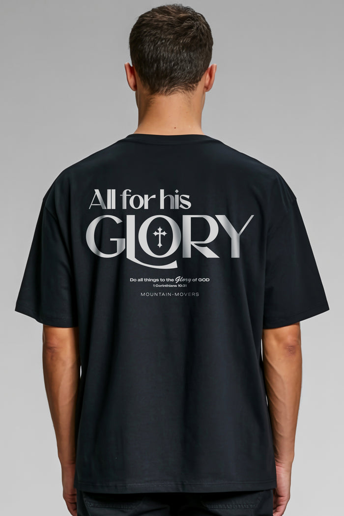 All for his Glory Oversized Shirt Rugprint