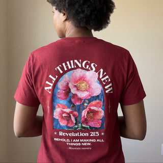 All things new Flower Shirt BackPrint