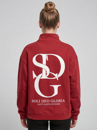 Soli Deo Gloria Half Zip Sweater
