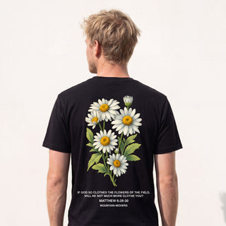 Trust in God's Provision flower Shirt Backprint