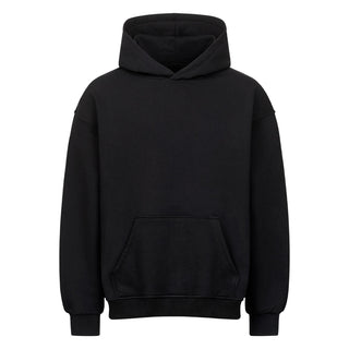 Opgeslagen en ingewisselde oversized hoodie met backprint