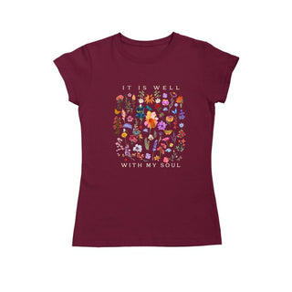 It is well (Flowers) Frauen Shirt