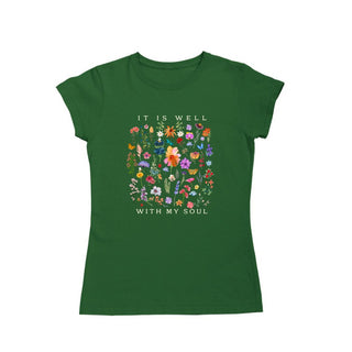 It is well (Flowers) Frauen Shirt
