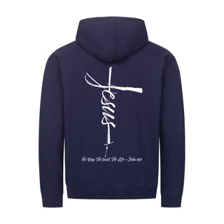 Wat een coole hoodie met rits