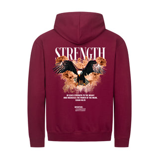Strength Streetwear Zipper Hoodie Backprint
