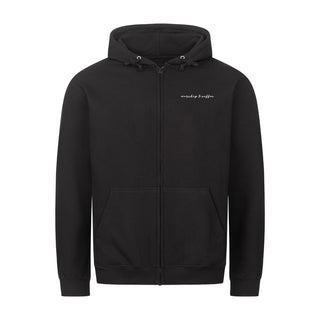 worship & coffee Zipper Hoodie, christliche Streetwear von Mountain Movers