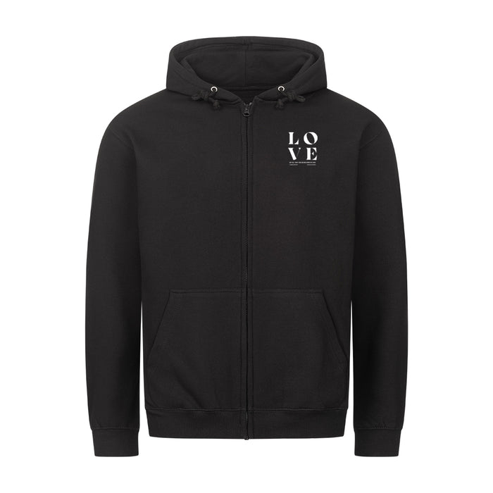 Let All Be Done in Love Zipper Hoodie