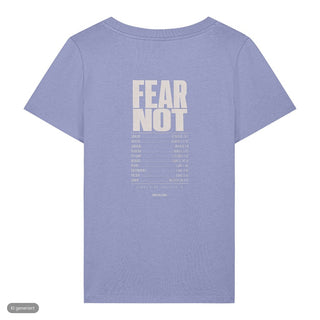 Fear Not Tour Frauenshirt, Lavendel, Rückseite