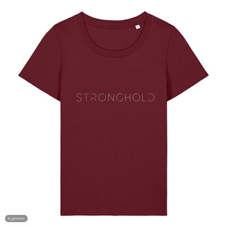 Stronghold Frauenshirt, Burgunder, Vorderseite