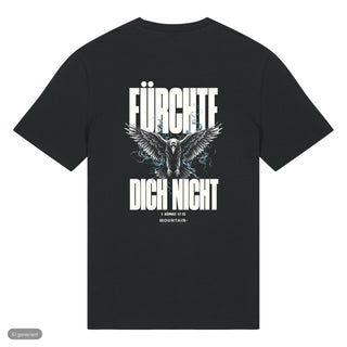 Fürchte dich nicht Rabe T-Shirt, Schwarz, Rückseite