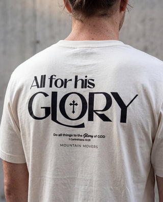 All for his Glory Shirt, christliche Streetwear von Mountain Movers