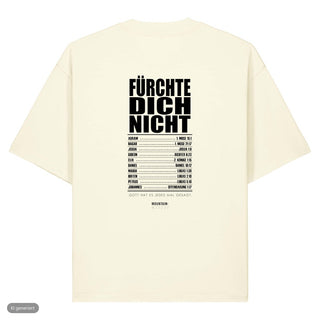 Fürchte dich nicht Tour Heavy Oversized Shirt, Cream, Rückseite