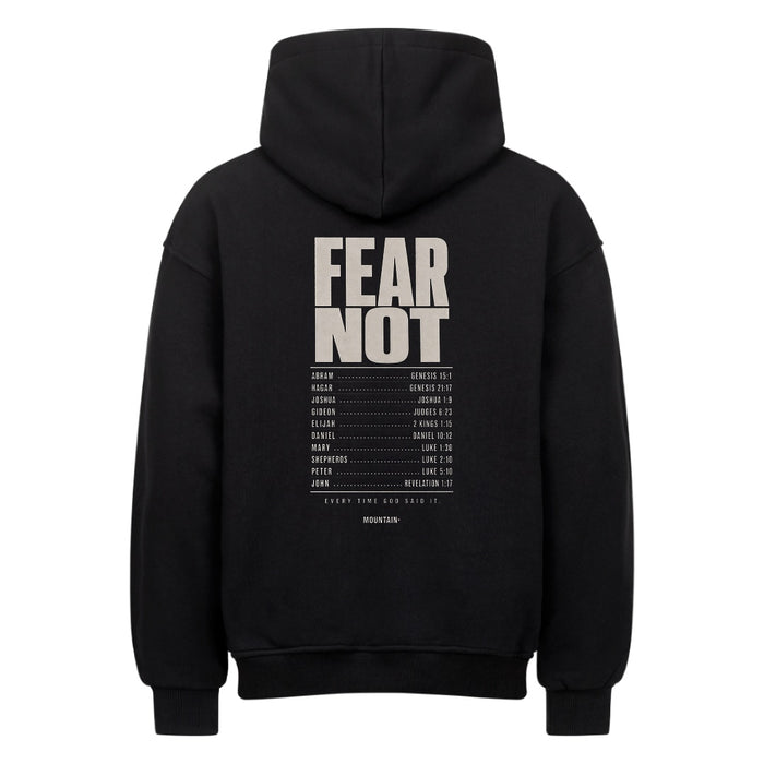 Fear Not Tour Oversize Hoodie Front & Back
