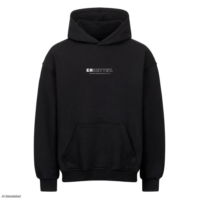 Er rettet Apostelgeschichte 4:12 Oversize Hoodie