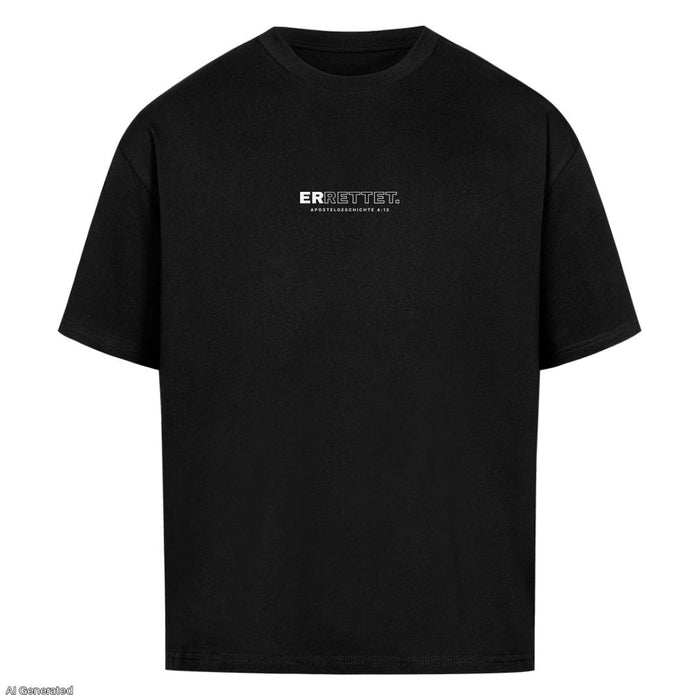 Er rettet Apostelgeschichte 4:12 Oversize Shirt
