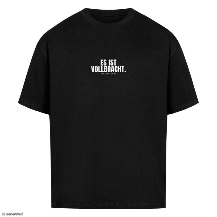Es ist vollbracht Johannes 19:30 Oversize Shirt