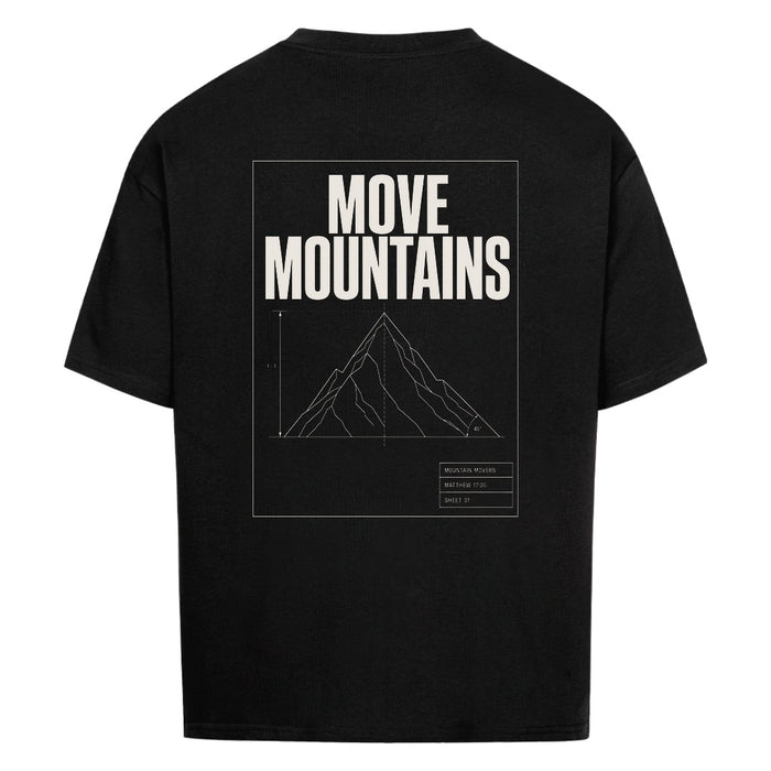 Move Mountains Blueprint Oversize Shirt
