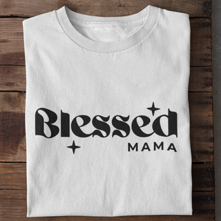 Blessed Mama Retro T-Shirt