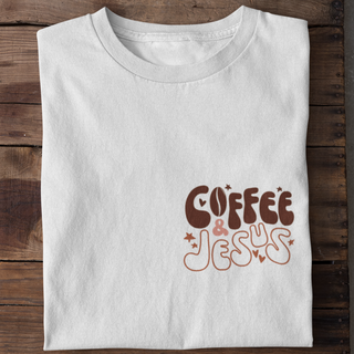 Coffee & Jesus Hearts T-Shirt