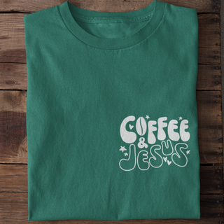 Coffee & Jesus Hearts T-Shirt