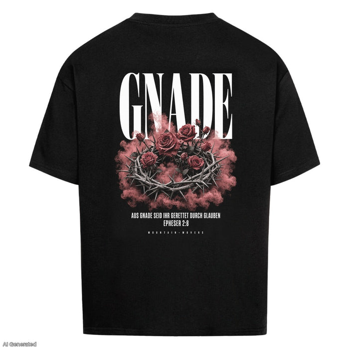 Gnade Epheser 2:8 Oversize Shirt Backprint