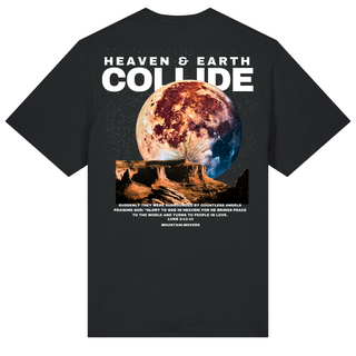 Heaven on Earth Premium Oversized Shirt BackPrint