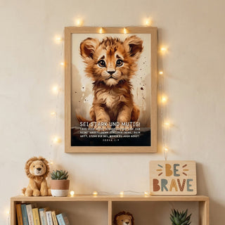 Children's poster lion