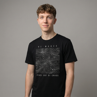 Chaos Oversized Shirt Front, christliche Streetwear von Mountain Movers