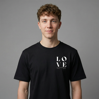 Alles geschehe in Liebe Oversized Shirt, christliche Streetwear von Mountain Movers