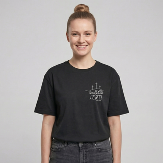 Mein Erlöser lebt minimalistic Oversized Shirt, christliche Streetwear von Mountain Movers