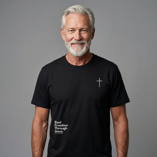 Real Freedom Oversized Shirt, christliche Streetwear von Mountain Movers