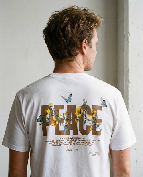 Peace Flower Shirt Rugprint