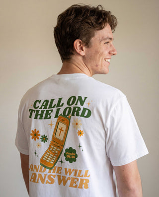 Call On the Lord Shirt Backprint, christliche Streetwear von Mountain Movers