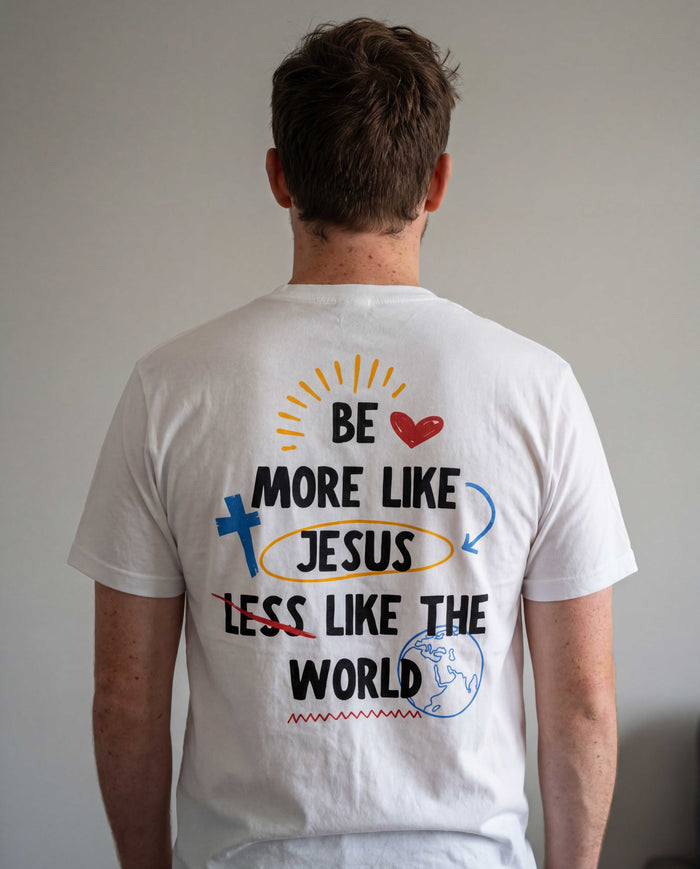 More Like Jesus less like the world Shirt Rugprint
